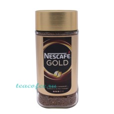 Кофе растворимый Nescafe Gold 190 гр. (стекло Россия)