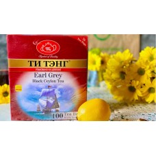 Чай Ти Тэнг Earl Grey (Бергамот) черный 100 пакетиков