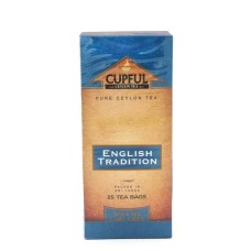 Чай Cupful English Tradition черный с бергамотом 25 пакетов